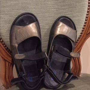 Wolky Bronzey Platform Shoes